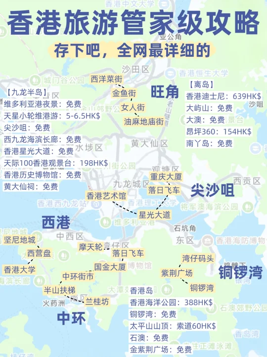 香港旅游攻略一篇秒懂❗️本地人看了都赞