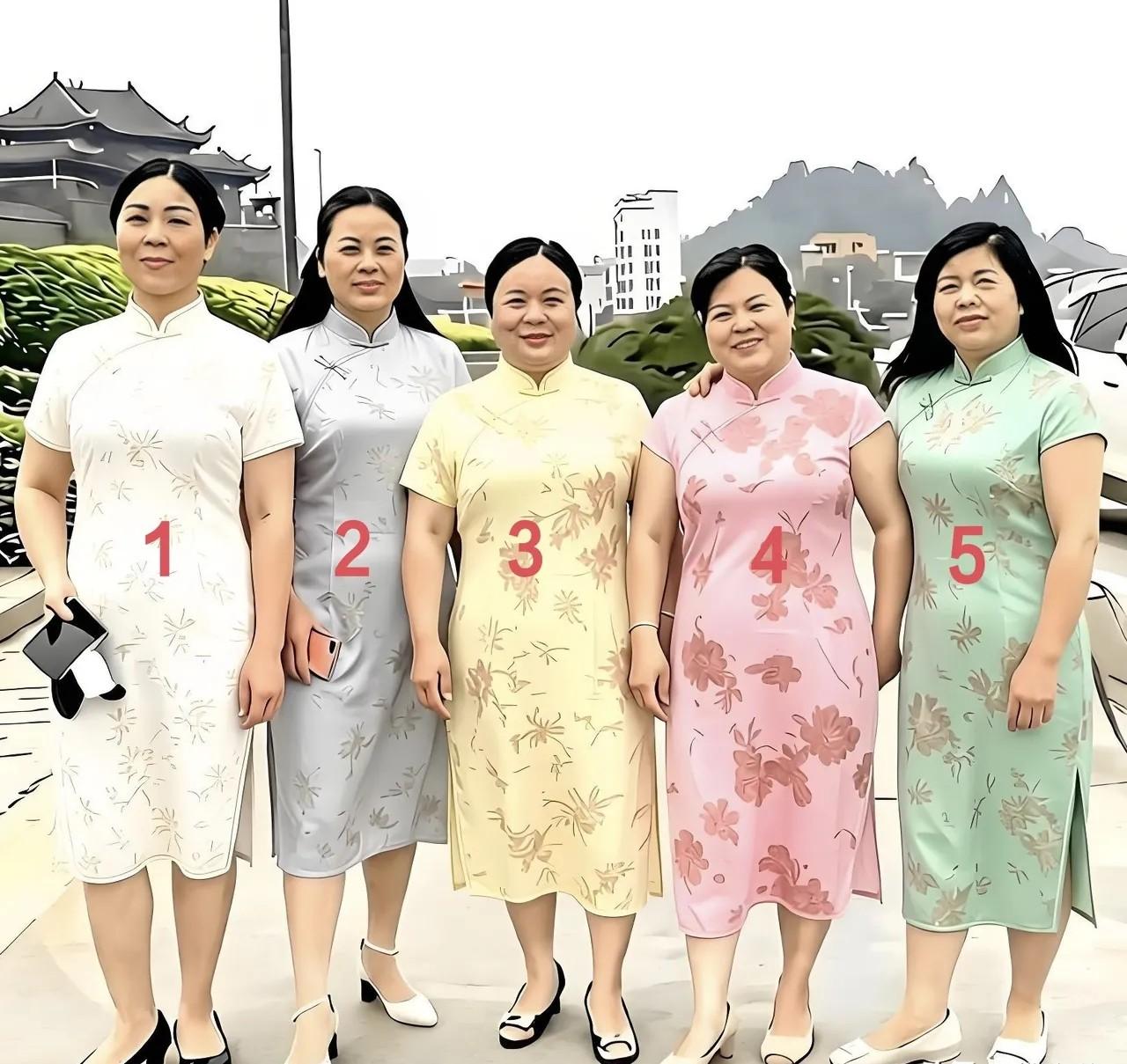 假如你想找一个保姆，这5位胖胖的美女仔细观察哪一位最善良，你想把哪一位带回家做保