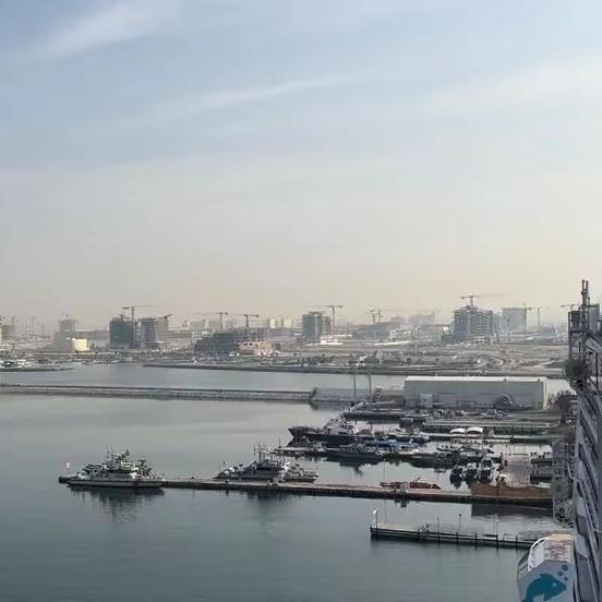 太魔幻了！
花几万块去迪拜坐豪华邮轮，
刚登船就被“封印”在港口，近5000人瞬