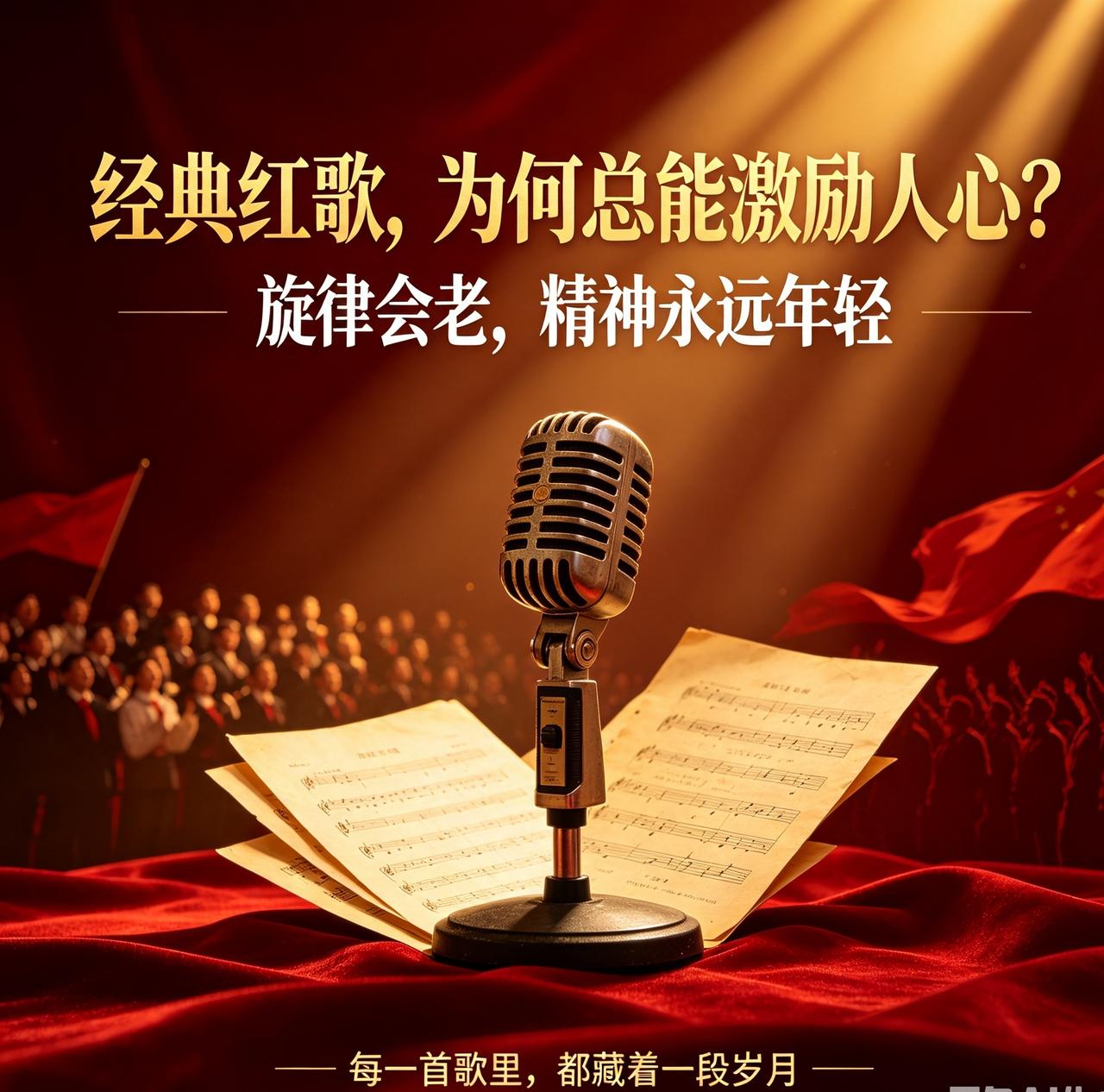 经典红歌，为何总能激励人心？旋律会老，精神永远年轻

有些人不理解，时代早就变了