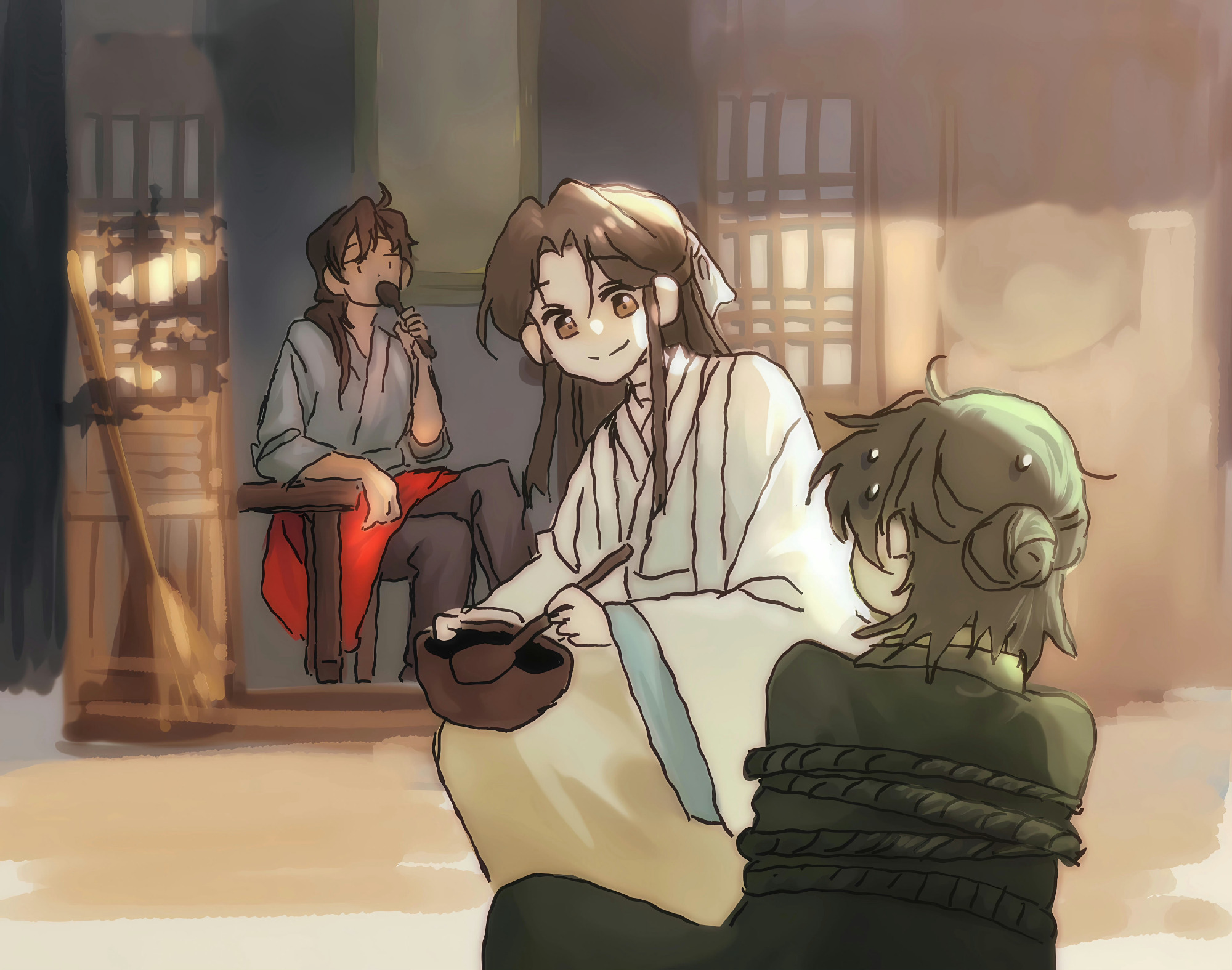 #天官赐福# 怜怜做的美味，你也要来一口吗？[好喜欢][好喜欢][好喜欢]X：d