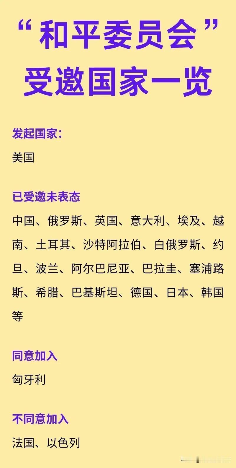 美国成立这个和平委员会是干啥的？

说句最直白的话，就是美国不想在联合国玩了，他