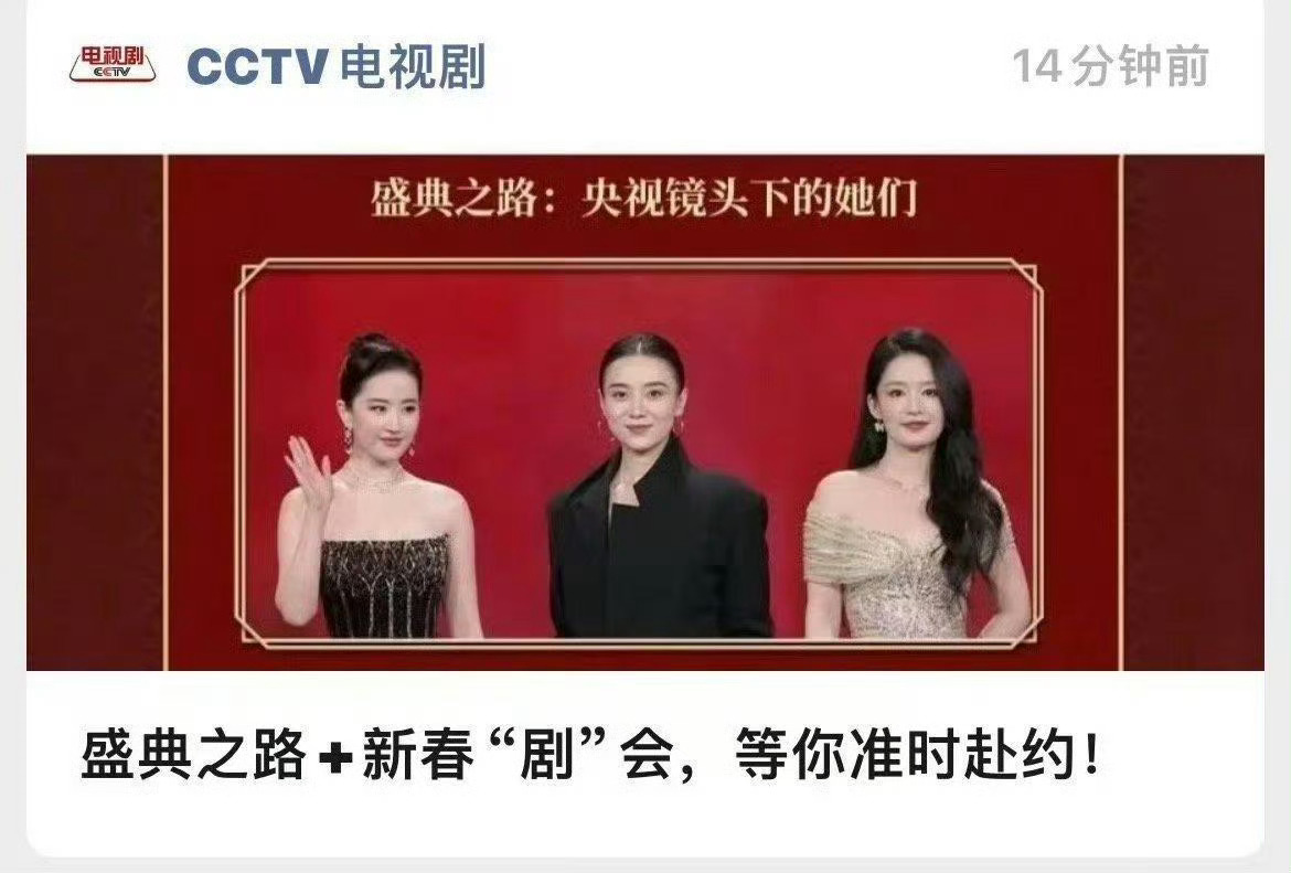 cctv最新海报宋佳C位 