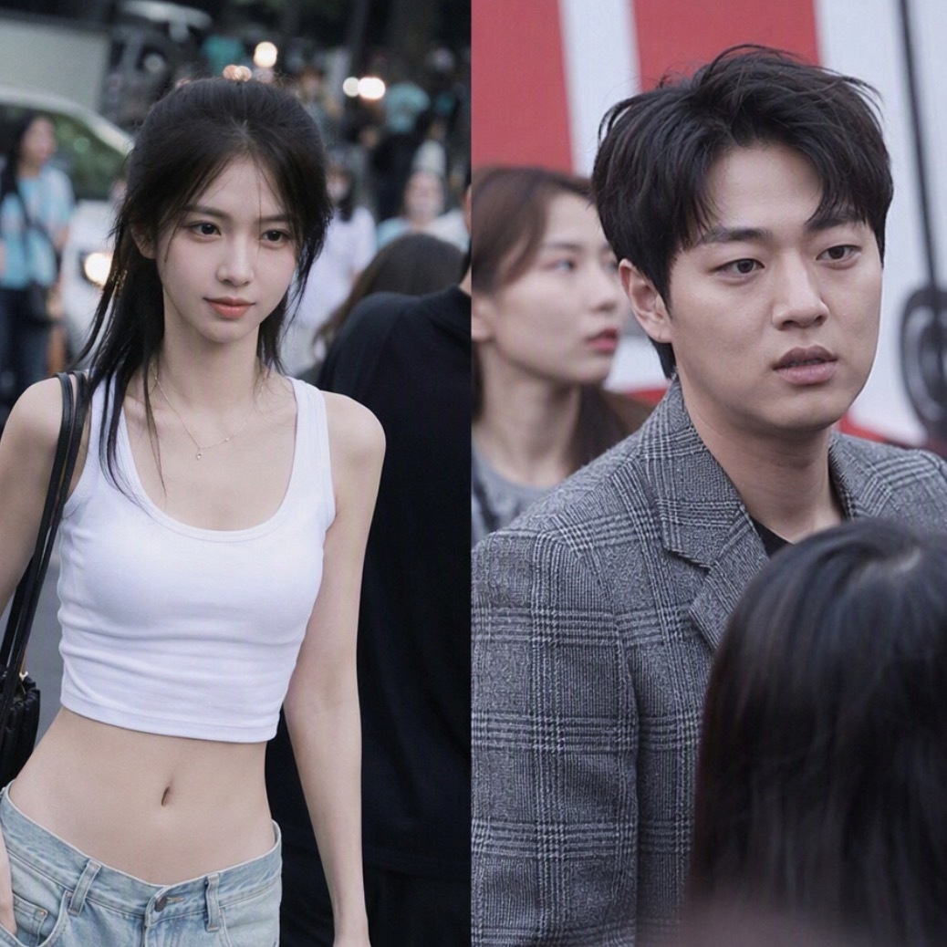 路人视角下的韩星，真人普遍比镜头里更小只。头小脸小是标配，站在人群里一眼就能认出