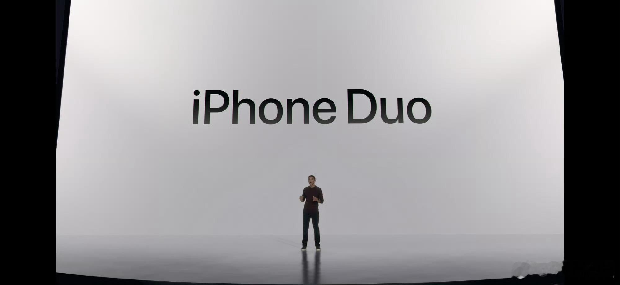 苹果发布会Apple 首款折叠 iPhone Duo！还有屏下摄像头！iPhon