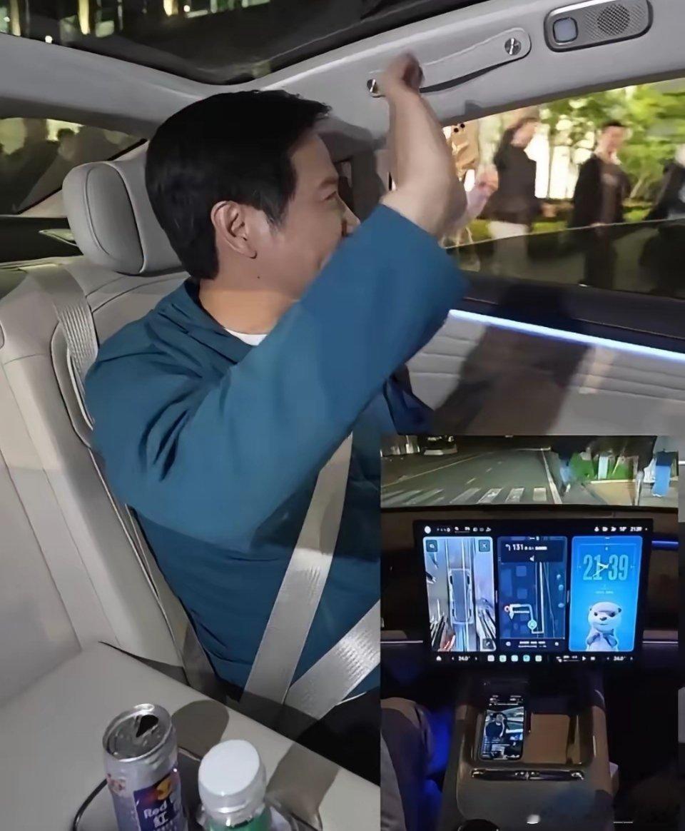 雷总是真的很拼，今年都57岁了，早上四点多就起床，一整天都待在车里直播和大家聊天