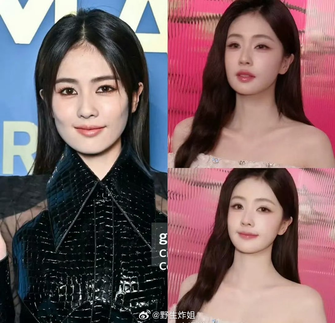 有网友晒出来了白鹿几年前的照片VS现在的照片，这个模样看起来好像是会有一点不一样