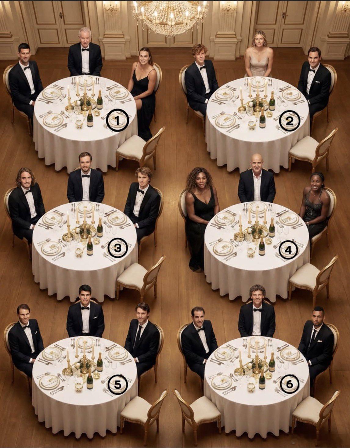 这个假期，你愿意坐哪一桌？网坛风云