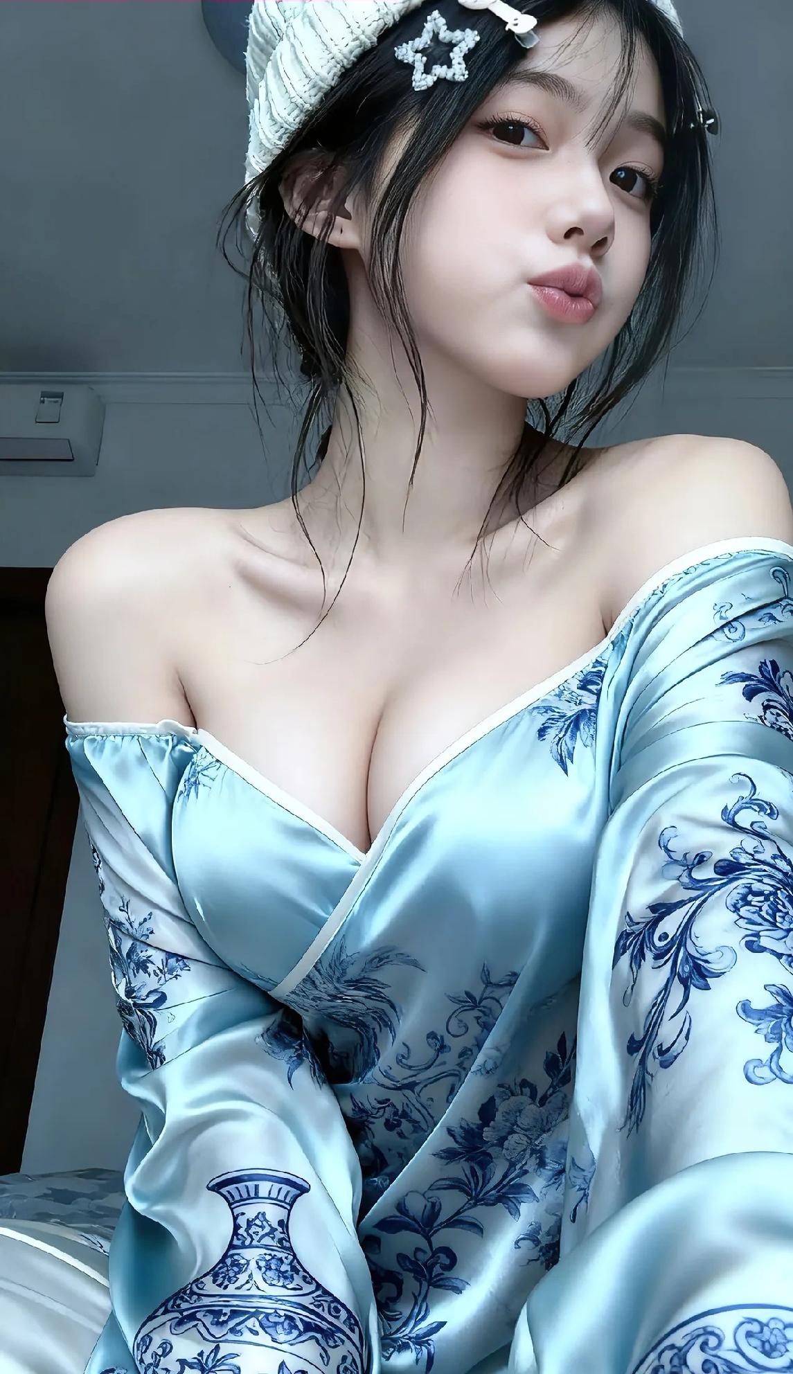 光之影
少女心爆棚的蓝白睡衣，清新又甜美！💕✨