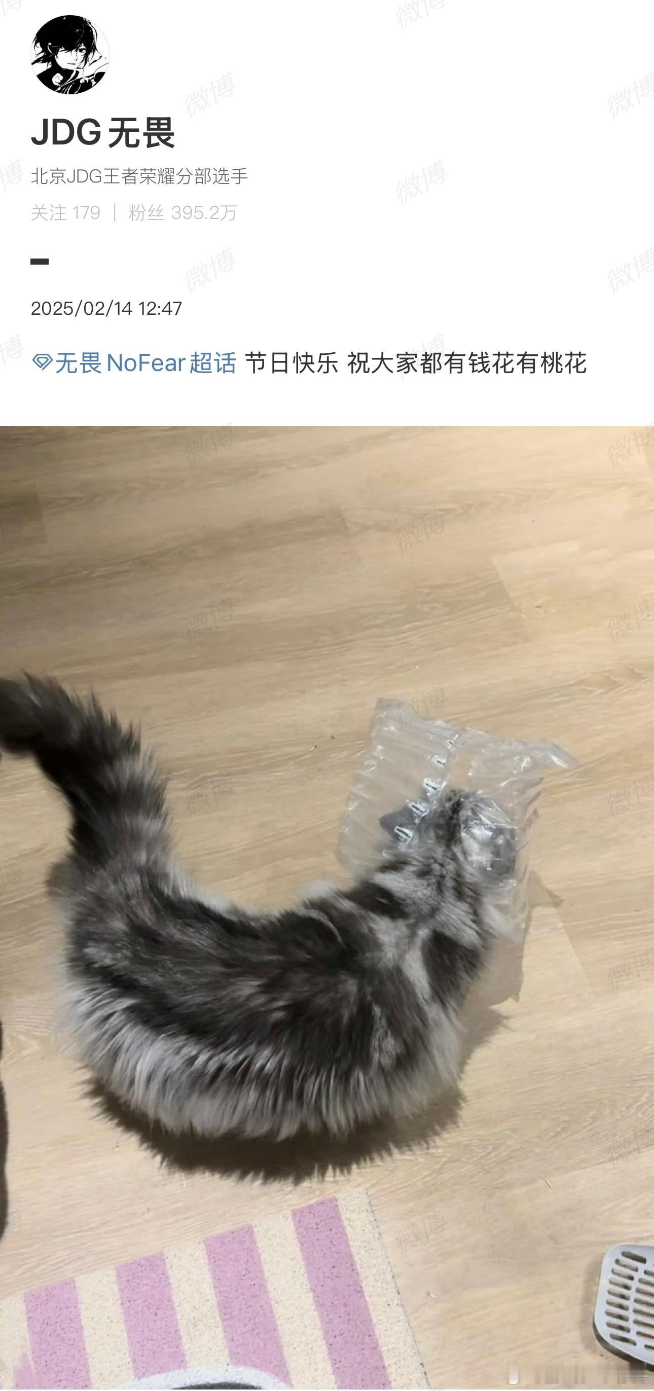 收到无畏的节日祝福啦[送花花] KPL[超话]  