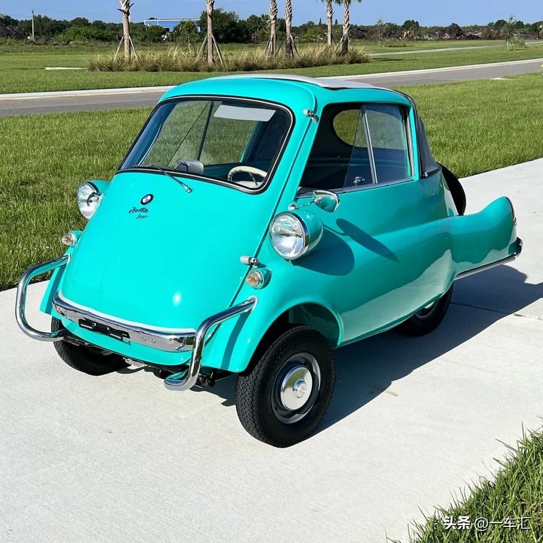 你没看错，这确实是辆宝马。

1957年的宝马300 Cabriolet，被誉为