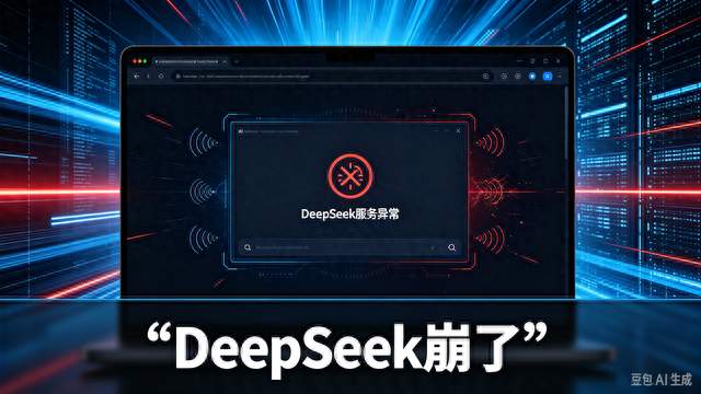 突发！DeepSeeK崩了，网页APP无法访问，大量用户受影响