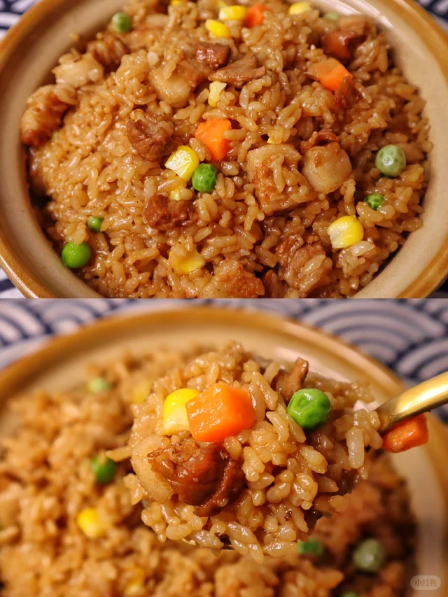 小时候姥姥做的五花肉焖饭的味道‼️太好吃啦