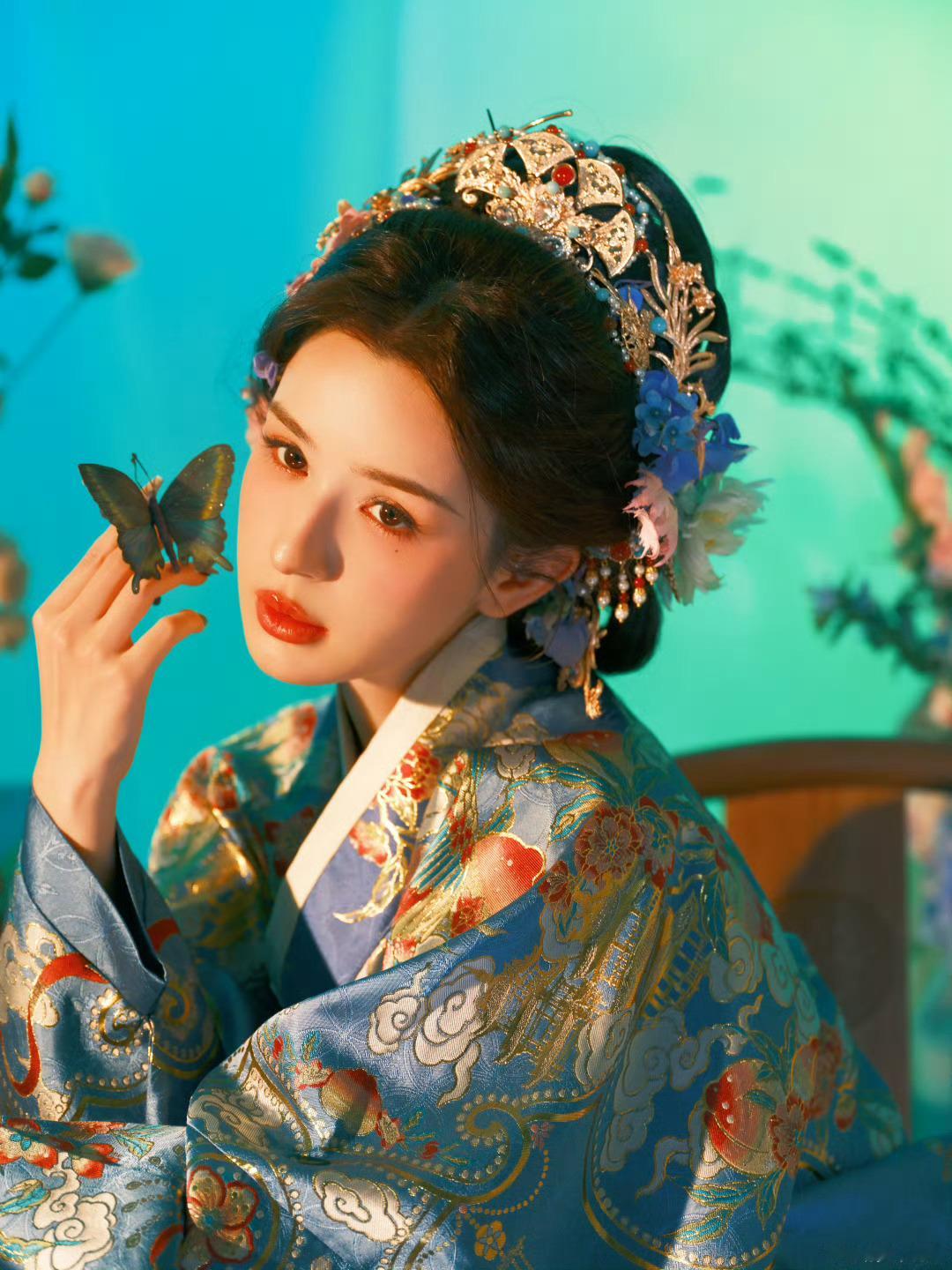 哈妮克孜花神写真哈妮克孜你美！！！我上看下看左看右看都美都美！！ 