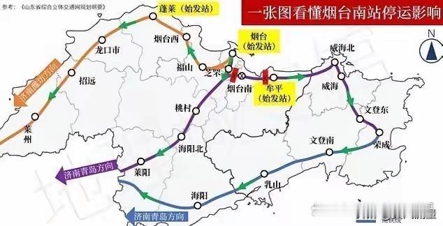 感觉事情没那么简单！烟台的想法可能不仅仅是扩大烟台南站输送能力，烟台更大的野心是