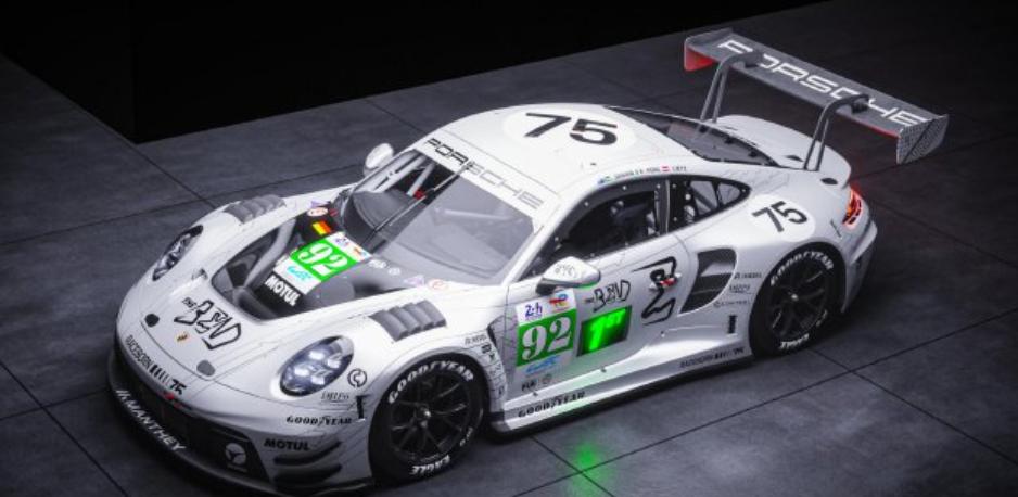 保时捷正式公布2026勒芒24小时耐力赛LMGT3组的参赛赛车涂装，两台保时捷9