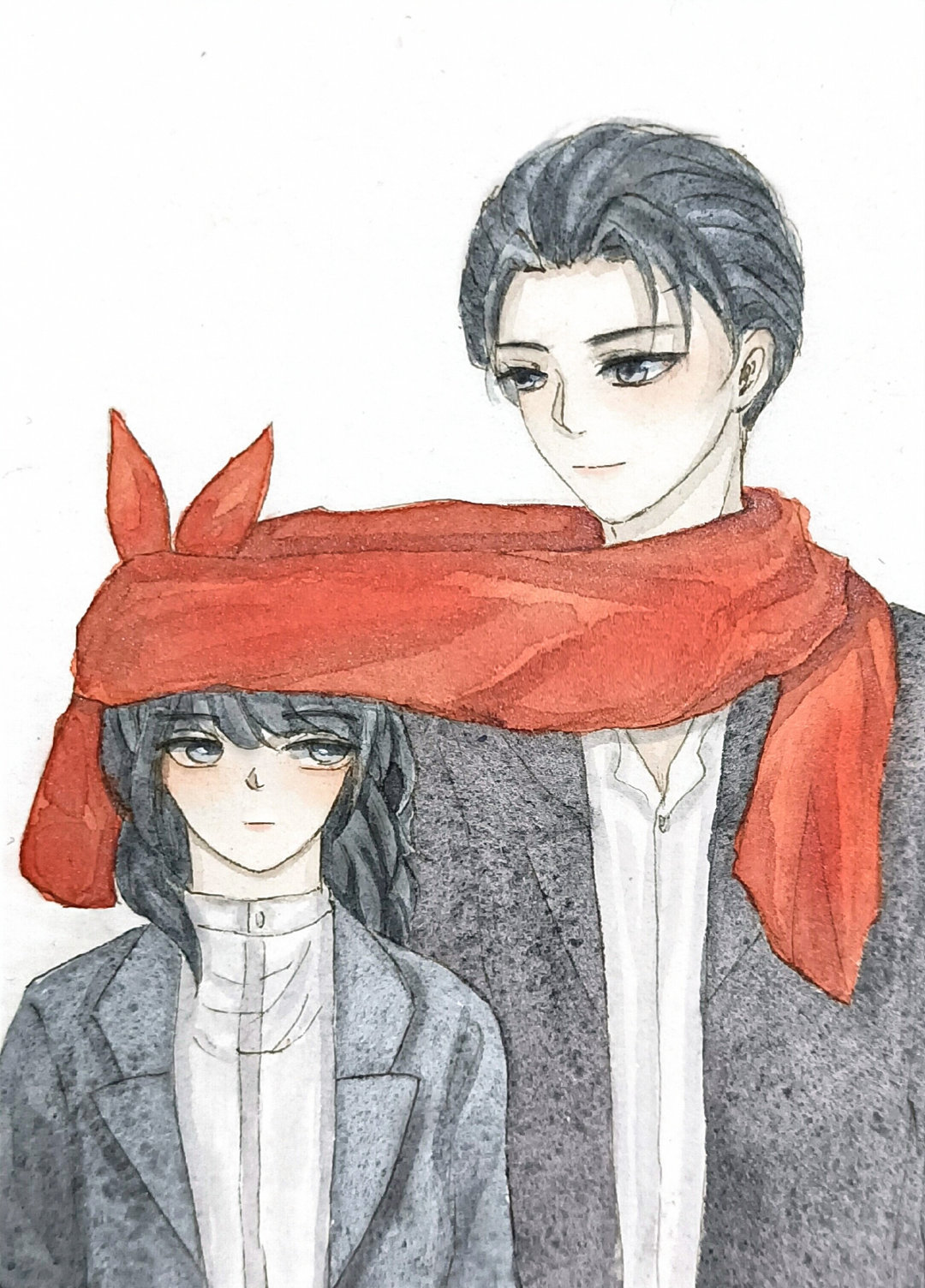 论肖奚如何·一起戴围巾小奚：硬了，拳头硬了#游戏233##纸嫁衣# ​​​