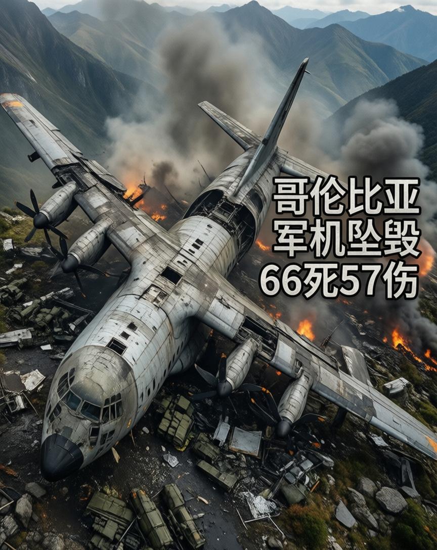 哥伦比亚那架军机的事，伤亡数字又往上走了。

3月24日军方确认，坠机事故死亡人