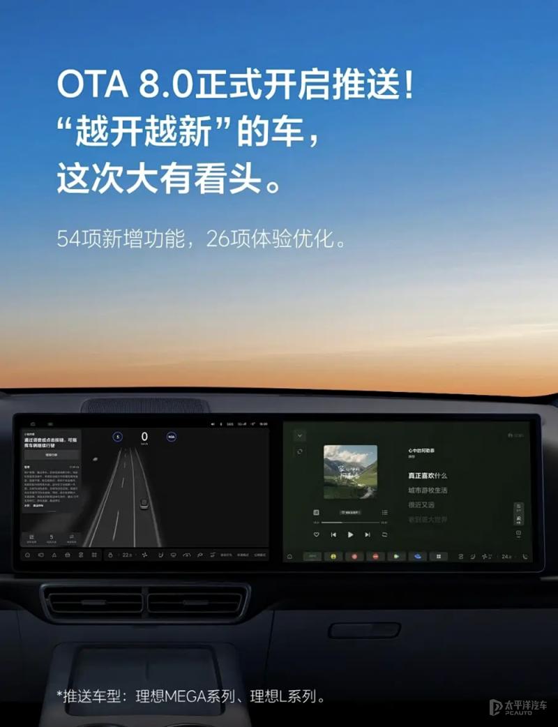 李想喊出“全面领先”！理想OTA 8.0来了，这次有啥硬货？[吃瓜群众]

核心