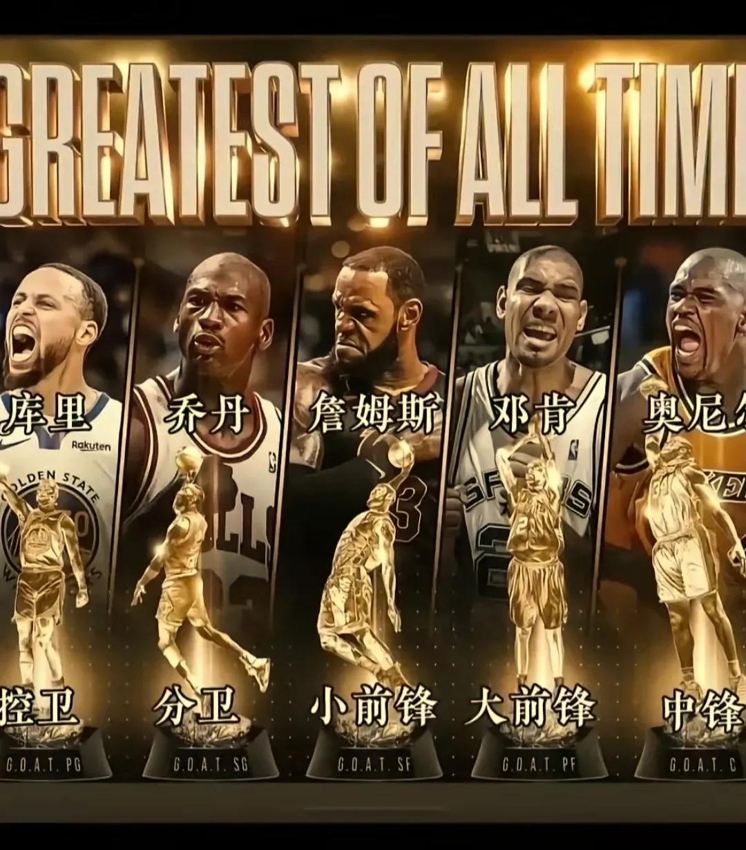 🏀 NBA 历史上各位置GOAT及其主要荣誉

控卫：斯蒂芬·库里（Steph