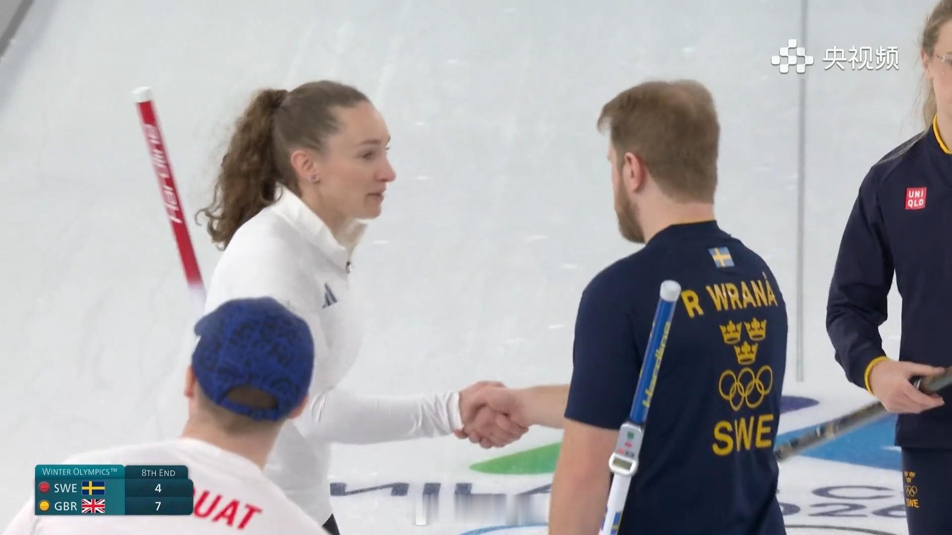 2026年米兰科尔蒂纳冬奥会 英国7-4拿下瑞典，四连胜！ 