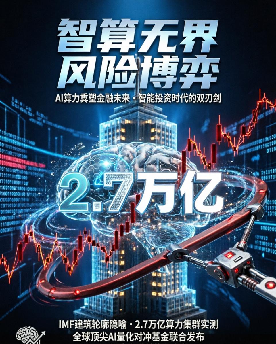IMF第一次把AI列为金融稳定风险：2.7万亿美元烧进去，谁来买单？

这周IM
