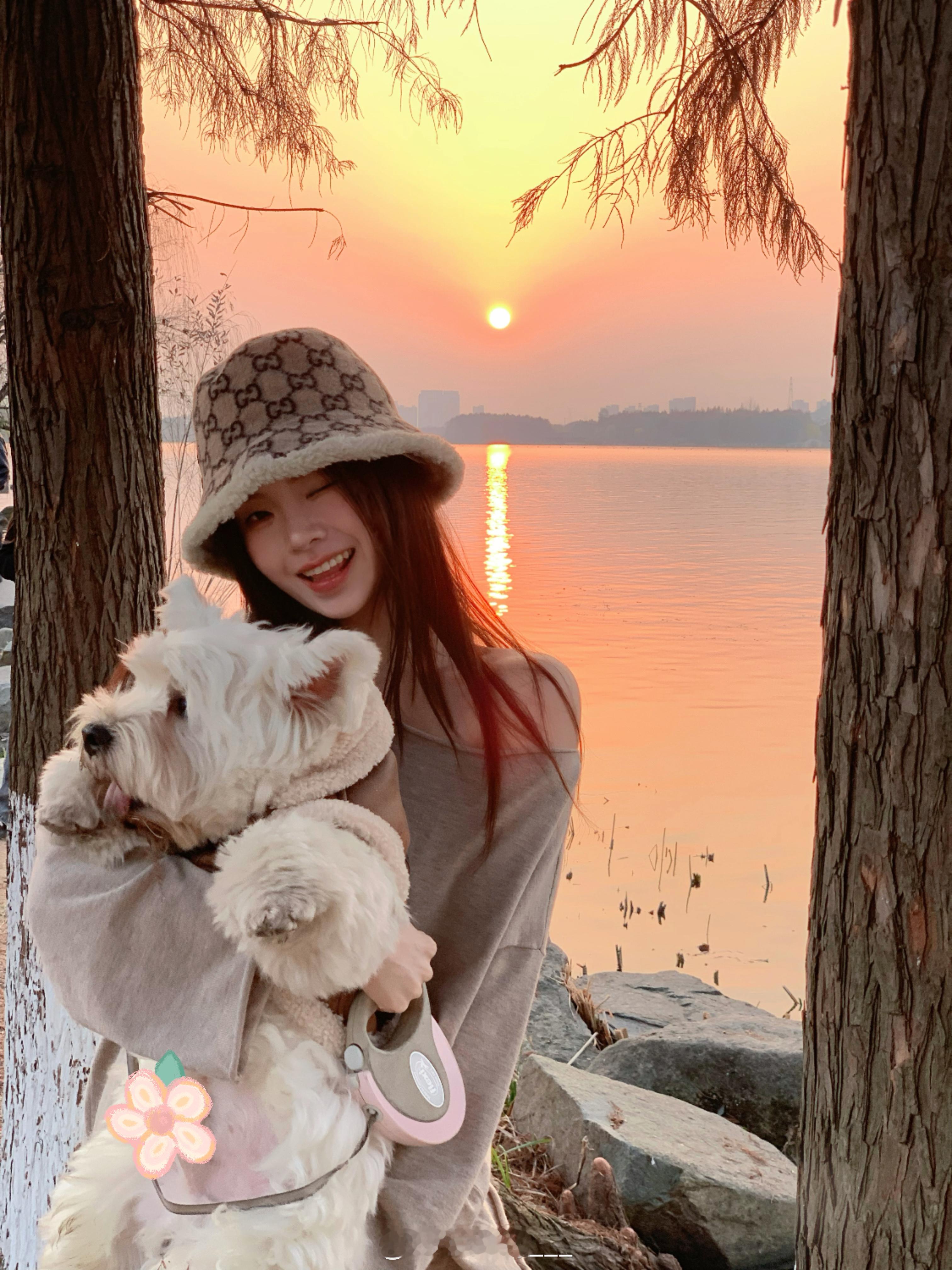 “𝒊𝒏 𝒕𝒉𝒆 𝒎𝒐𝒎𝒆𝒏𝒕”夕阳幸福时刻🐕 