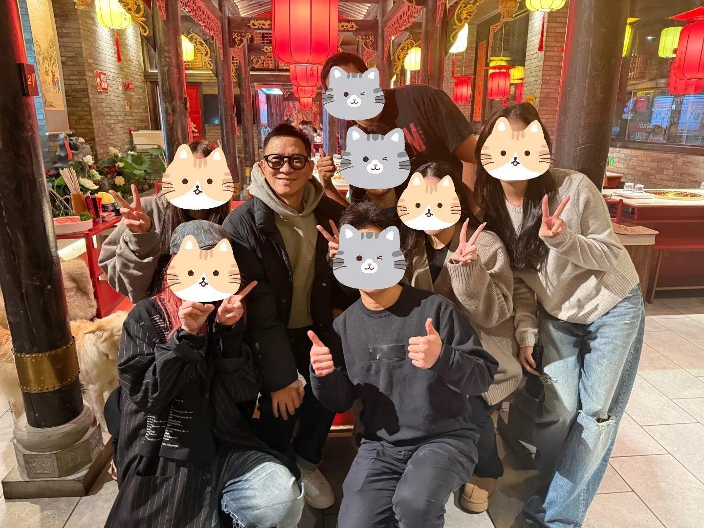 米兰吃火锅偶遇张家辉陈伟霆 谁的羡慕DNA动了！网友在米兰吃火锅偶遇张家辉、陈伟