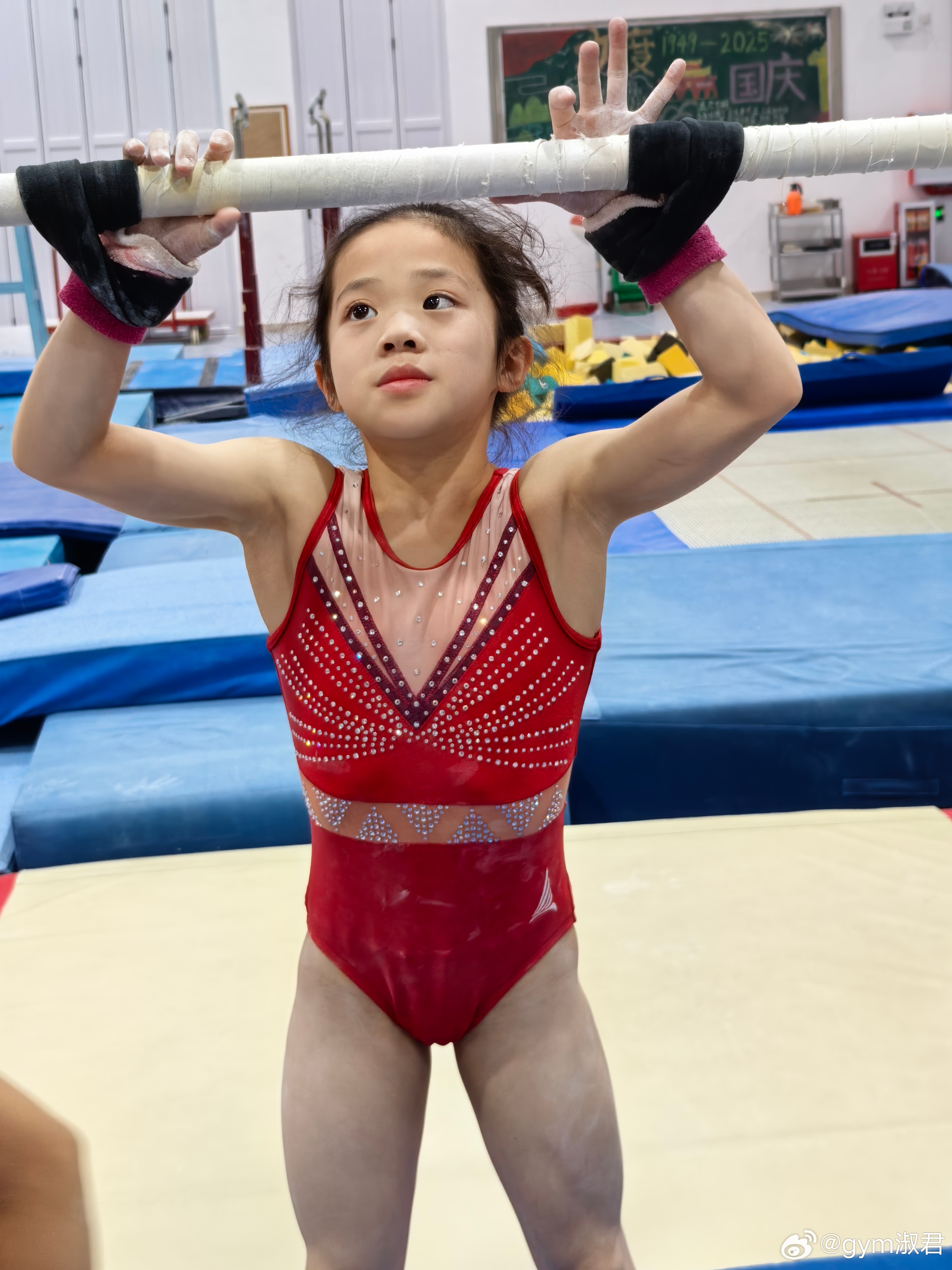 体操钟熠 一些角度和姐姐钟圻 真的很像