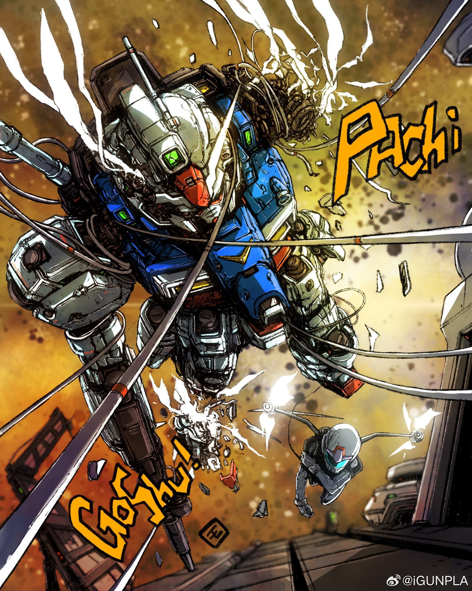 半坏GP-01（via モヤン）高达