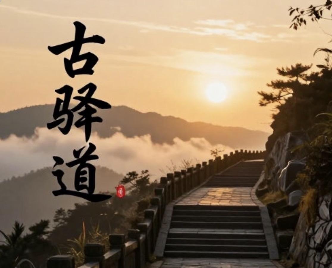 古驿道（蓝光作词）

脚步放得很慢 轻踩春阳
古驿道像一条 时光的长廊
青石缝隙