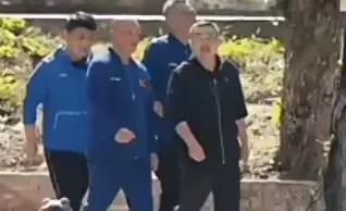 海南集训接近尾声
刘国梁来验收成果
国乒海南集训25号
就要结束了，
这几天会安