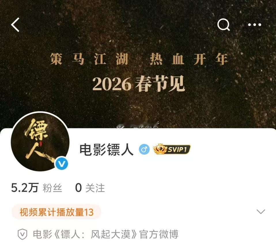 电影镖人风起大漠 2026春节档第三部来啦 