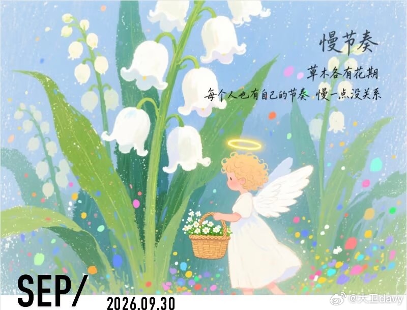 坚持运动打卡草木各有花期 每个人也有自己的节奏 慢一点没关系。 ​​​