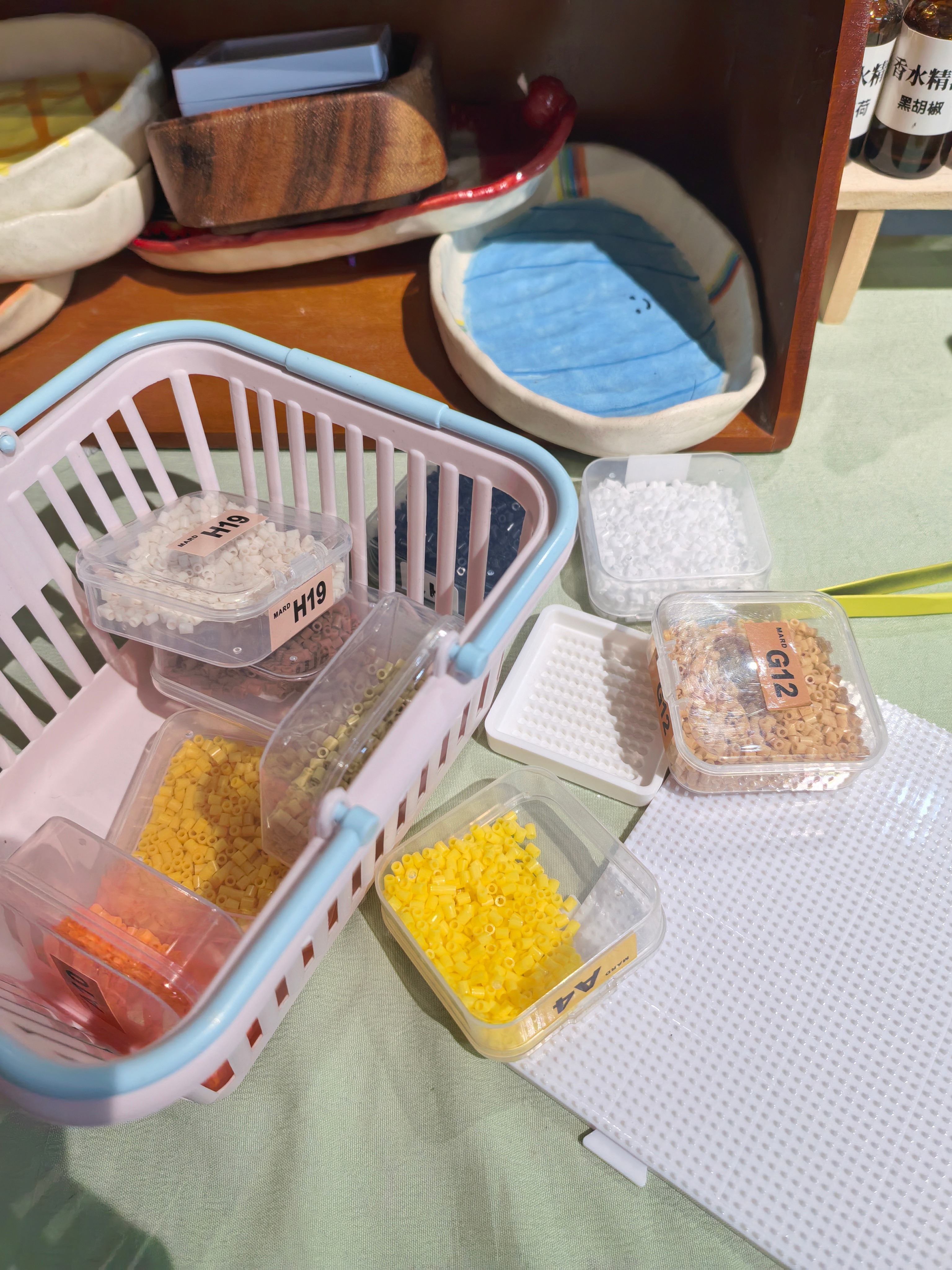 今年第四次出来拼豆了 