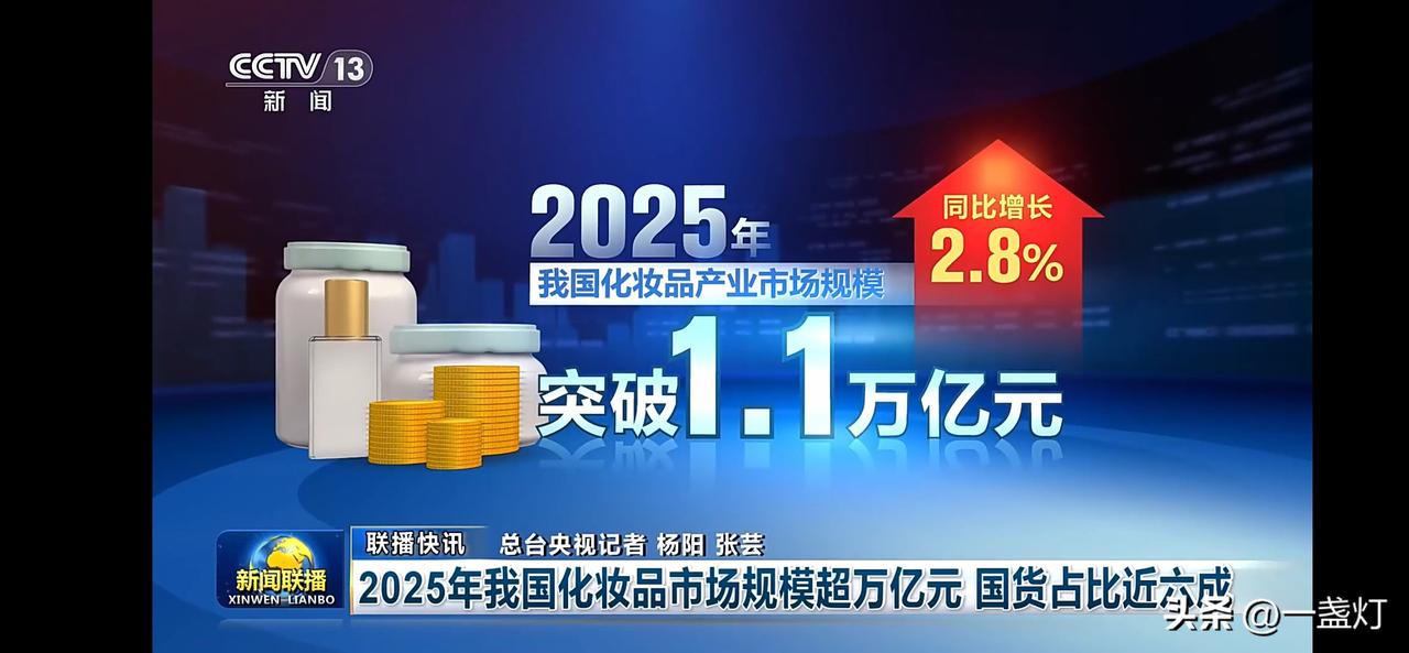 2025年中国化妆品市场规模将突破1.1万亿元，国货崛起！