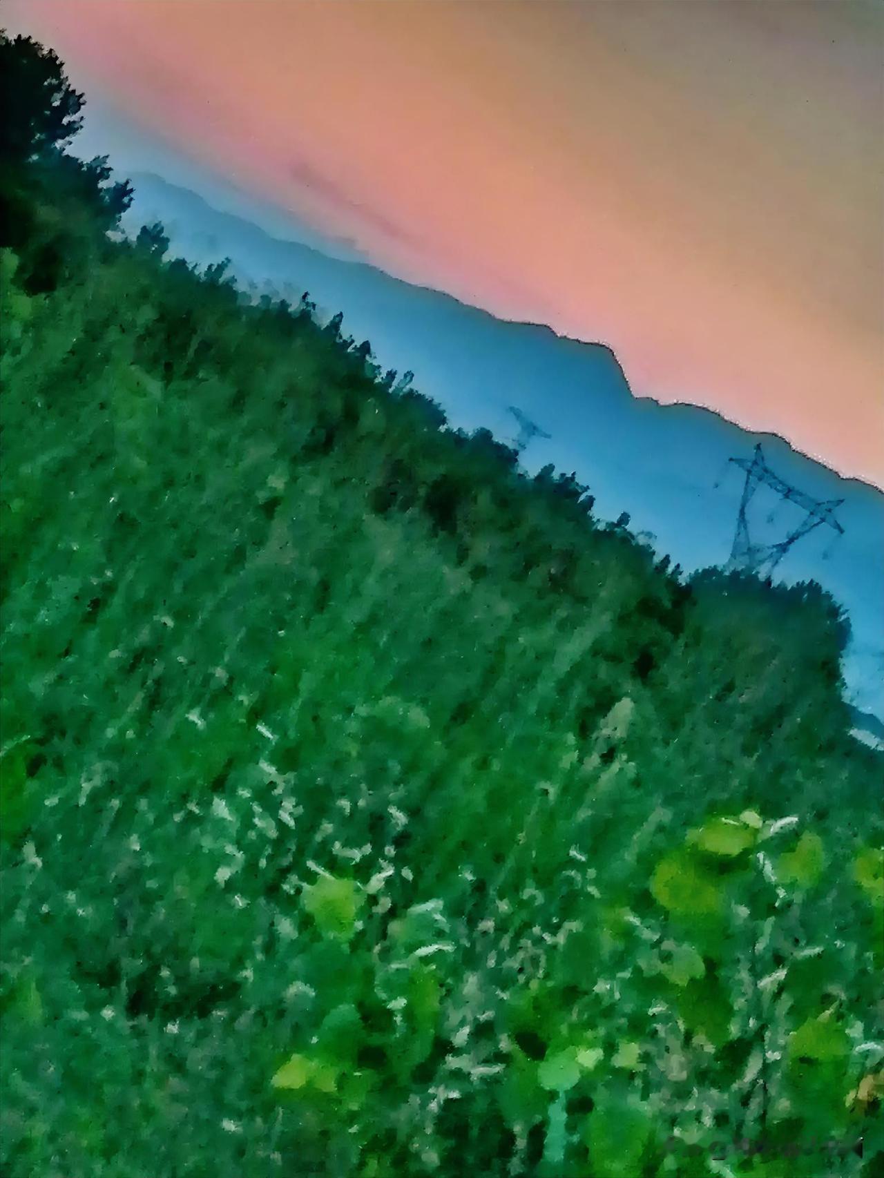 《青山绿坡（西安李林摄于汉中城固）》