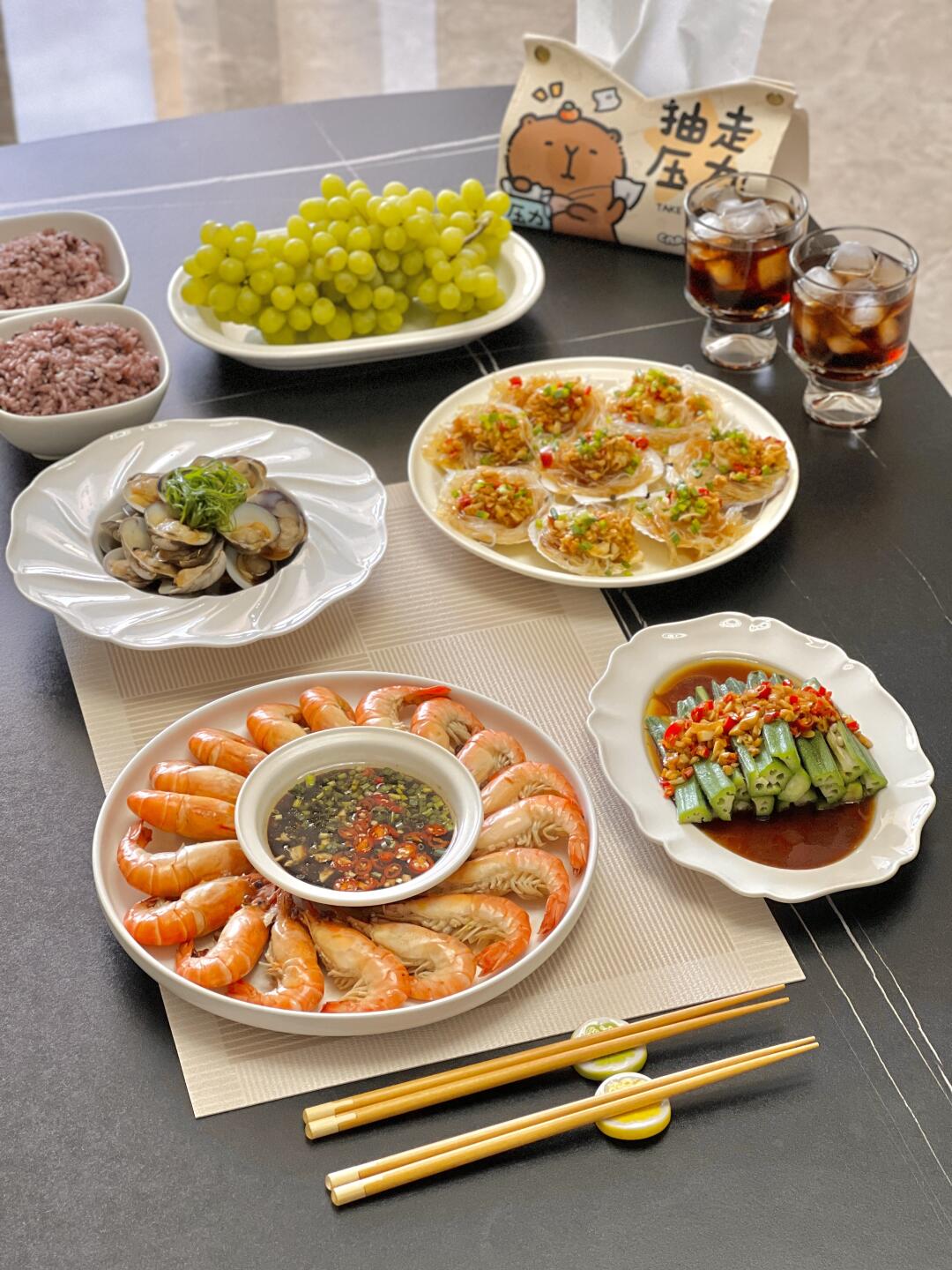 夏日餐桌上的小海鲜