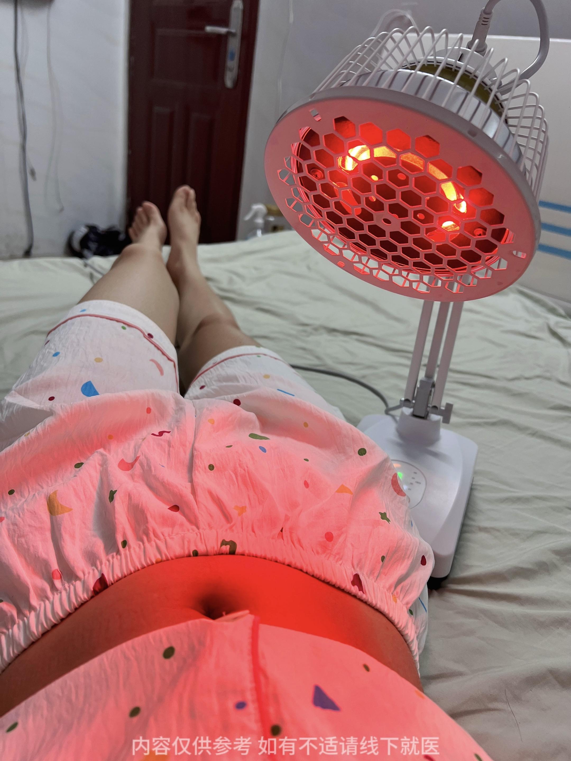 本来是烤肚子板油的，谁知道大姨妈来了现在都没痛感了，感觉还是有点用的