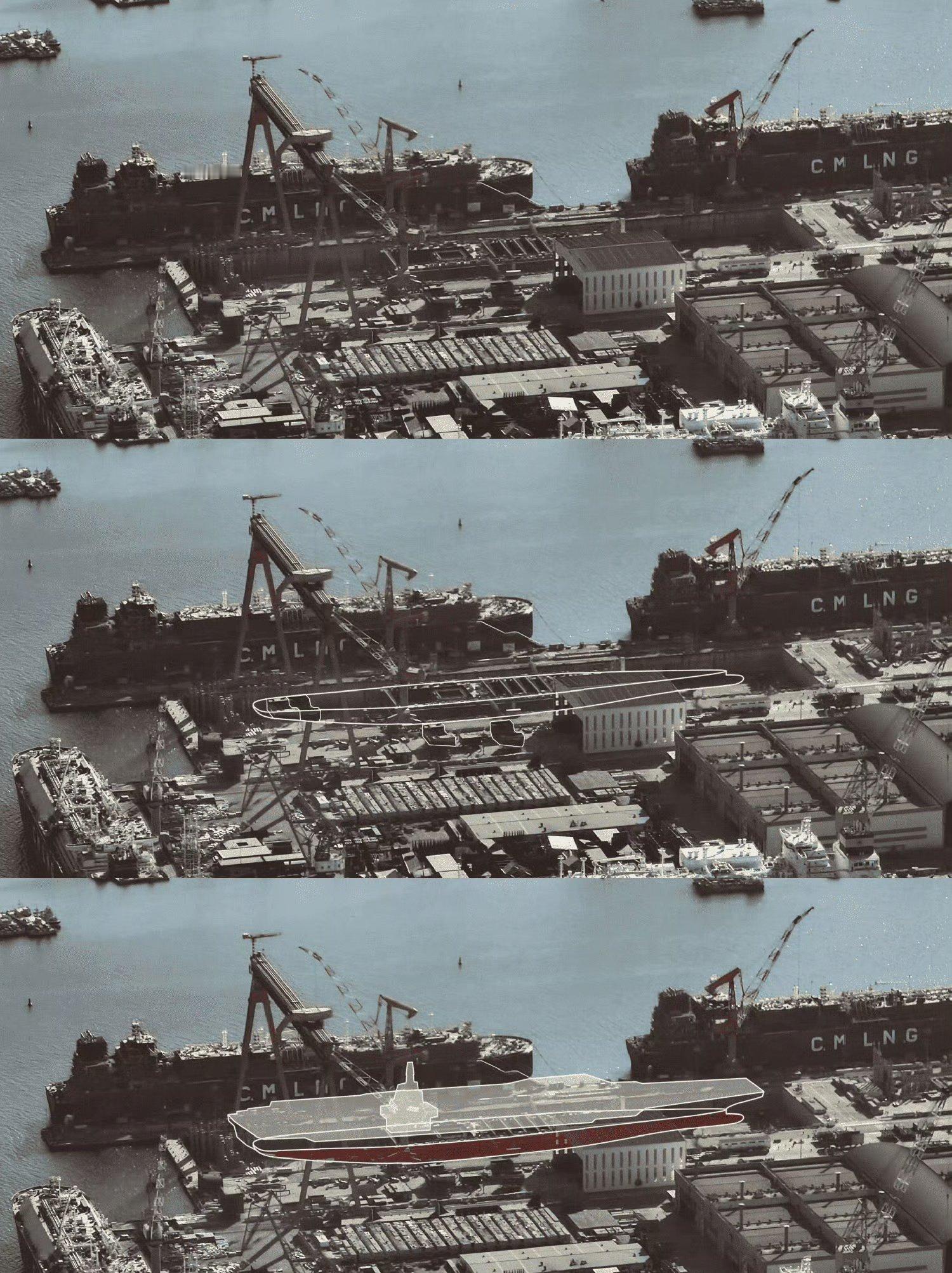 外网上的船厂想象图，果真如此吗： 