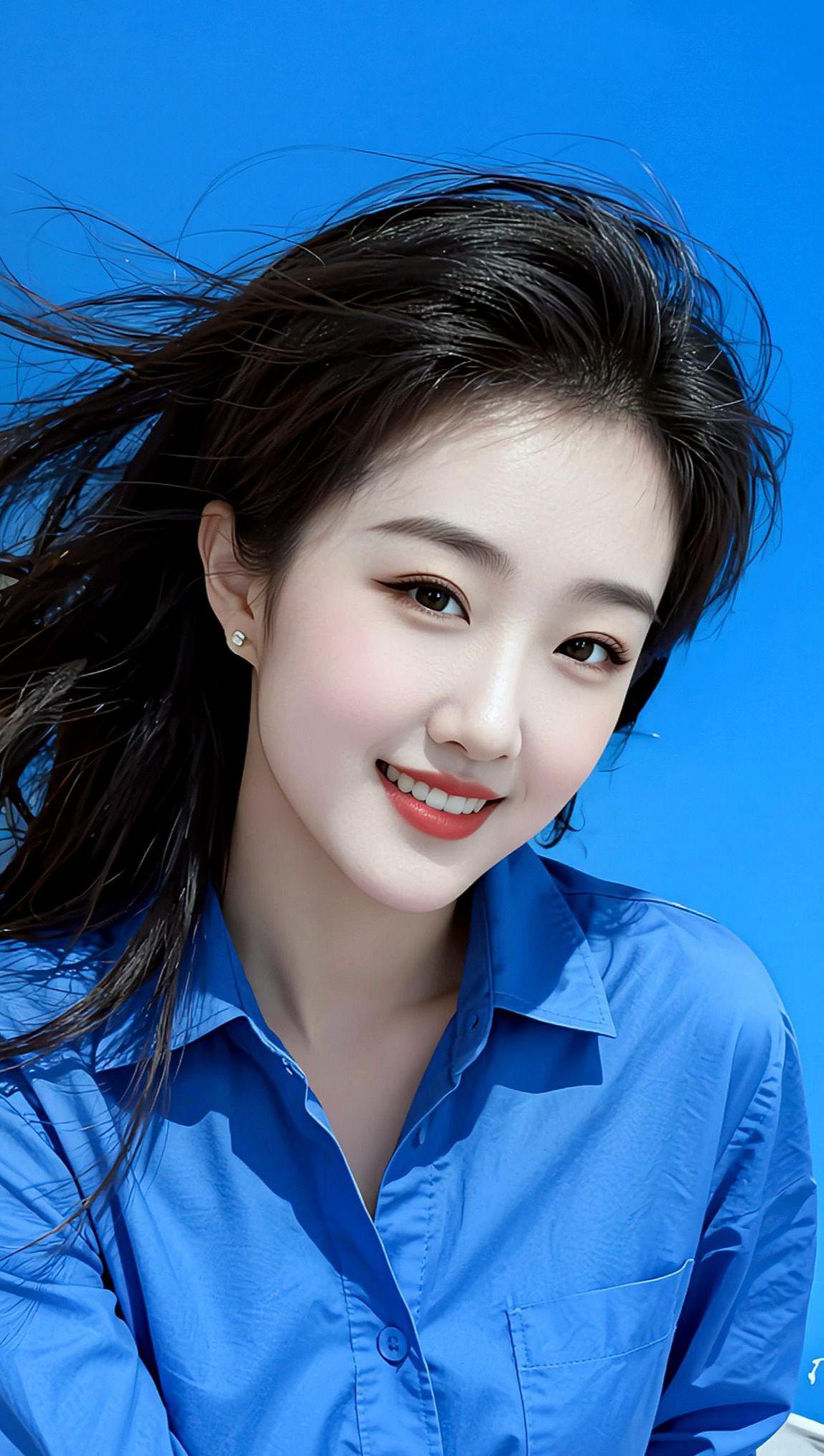 AI蓝调清新照 抖音ai创作