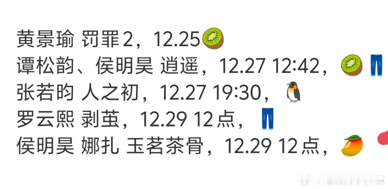 这么多新剧，觉得谁能拯救大盘？ 