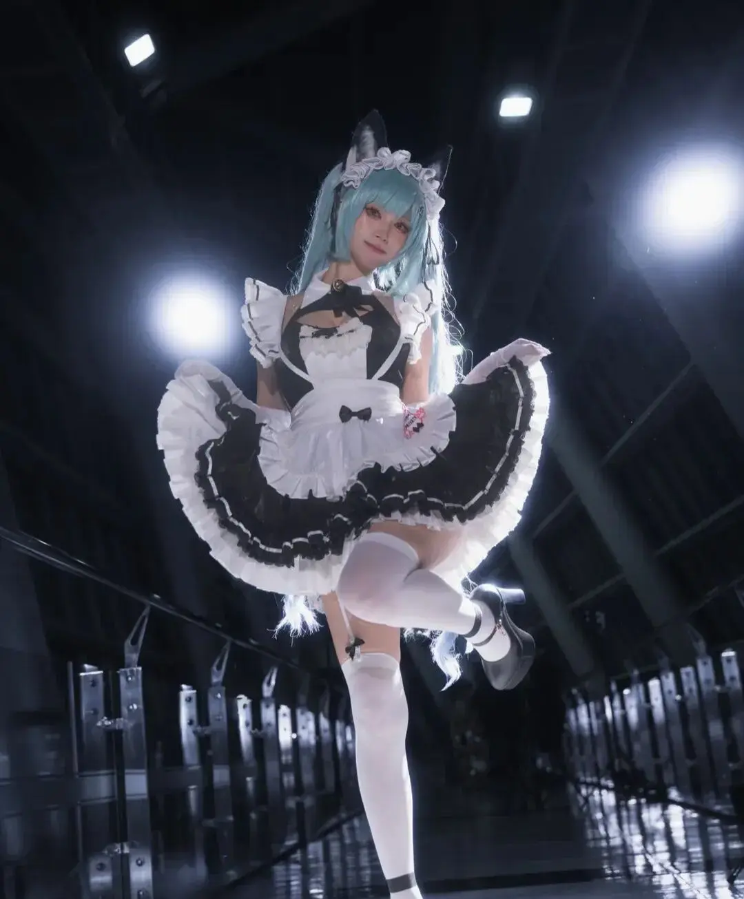 胜利女神nikke  普丽瓦蒂cos cos 漫展养眼造型大赏 白丝