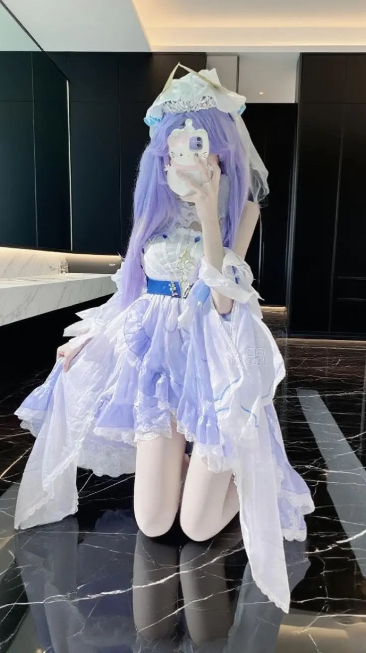 大乔挚爱花嫁 王者荣耀cos 大乔 COS试衣