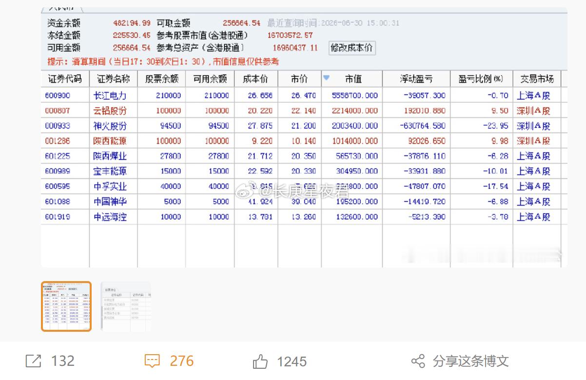 老登实盘 