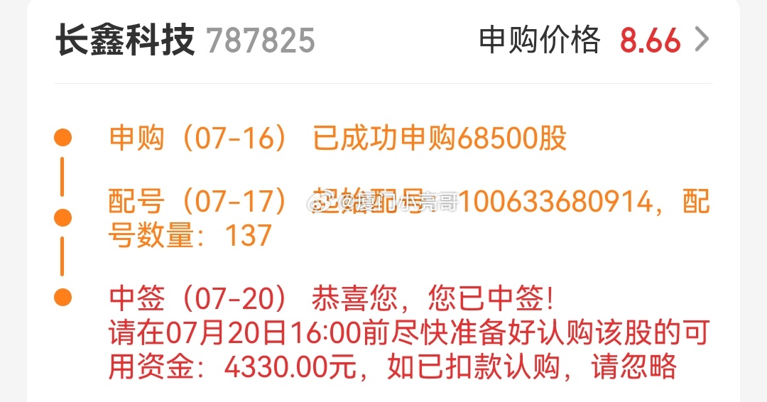 中签长鑫科技，这个科创板最赚钱的公司也不知道能赚多少 