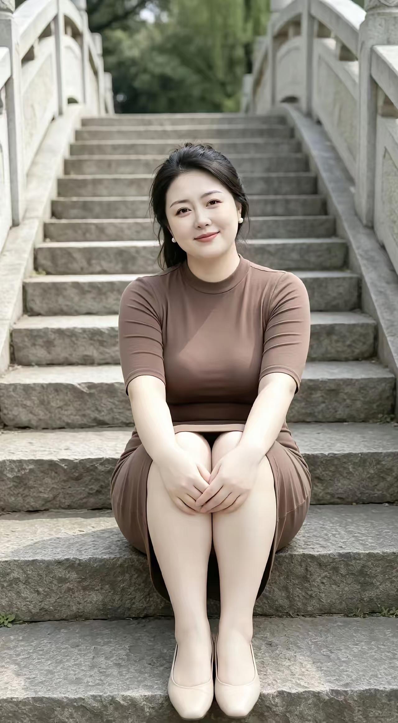 殿前欢·赞温婉之美
逝尘烟，
半生风雨自悠然。
温娴雅韵如兰绽，
眉锁春山。
眸