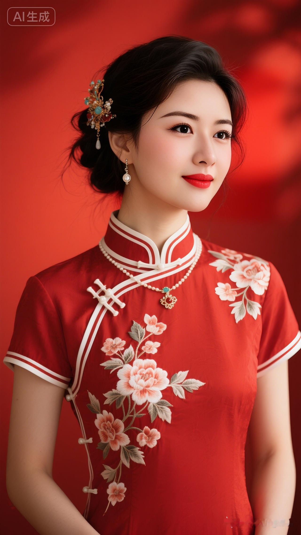 惊艳的旗袍之美，复古与现代的完美融合。
