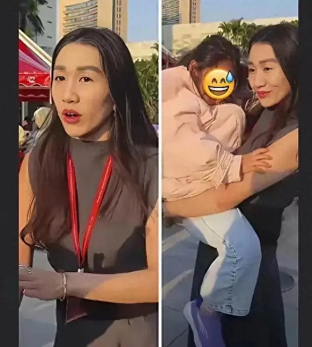 赌王34岁女儿何超盈抱女儿现身，这穿搭挺奇怪，她穿短袖，女儿穿羽绒服！ ​​​