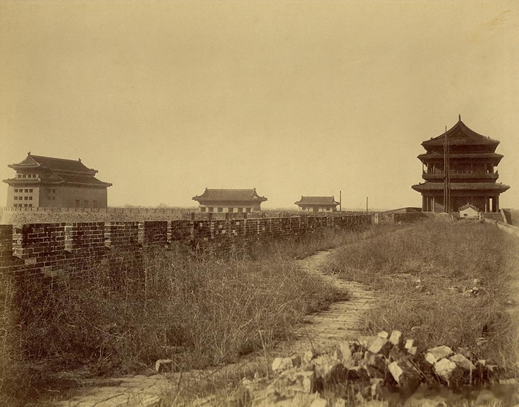 山本赞七郎 正阳门的城楼与箭楼 1890s 
